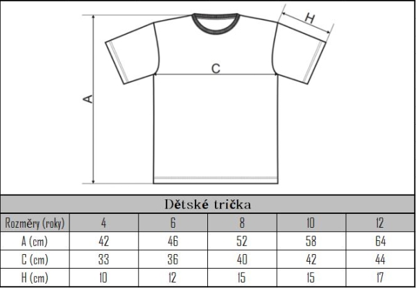 Dětské triko - růžová